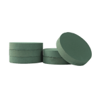 6 Pack Green Large Floral Foam Blocks for Artificial Flowers, 6" Round Wet Styrofoam Bricks Artificial Flower Arrangement Craft Supplies - Bell Racket Store