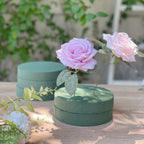 6 Pack Green Large Floral Foam Blocks for Artificial Flowers, 6" Round Wet Styrofoam Bricks Artificial Flower Arrangement Craft Supplies - Bell Racket Store