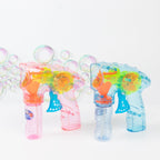 6 - Pack LED Bubble Guns Party Favor Bubbles with Solution & Refillable Bottles â€“ Fun Favors for Weddings, Kids Parties, No Batteries Required - Bell Racket Store