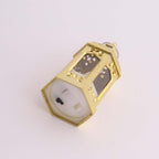 6 - Pack LED Tealights Warm White Moroccan Style Gold - Battery Operated Mini Lantern Candle Lamp Centerpieces 3.5" - Bell Racket Store