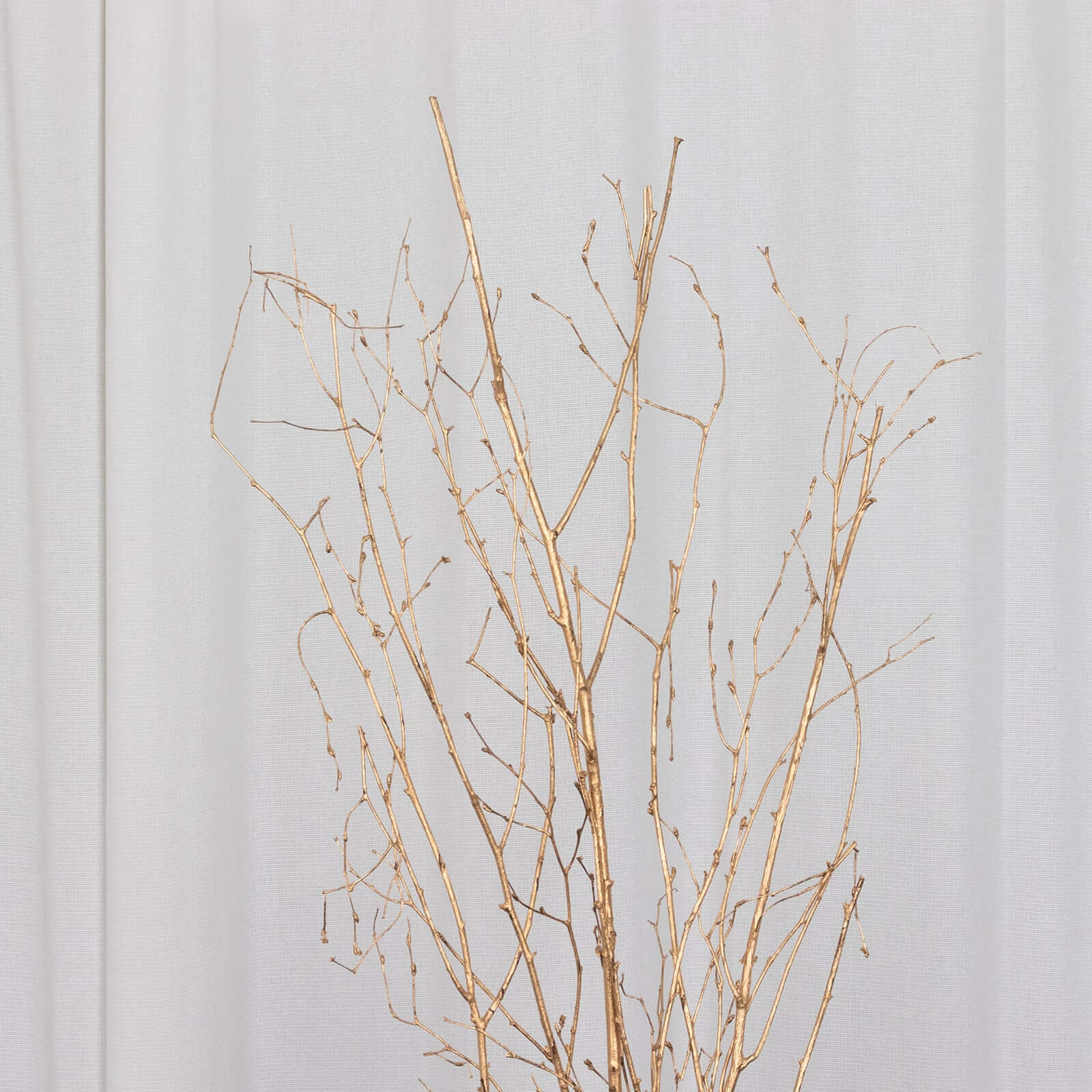 6 - Pack Natural Birch Tree Branches 46" Metallic Gold - Versatile Extra Long Decorative Dried Willow Twigs Sticks for Vase Centerpiece Wedding Decor - Bell Racket Store