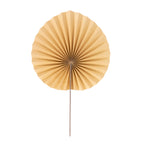 6 Pack Natural Dried Tropical Palm Leaves Paper Fans, 25" Handheld Folding Fans Boho Farmhouse Wall Table Decor - Bell Racket Store