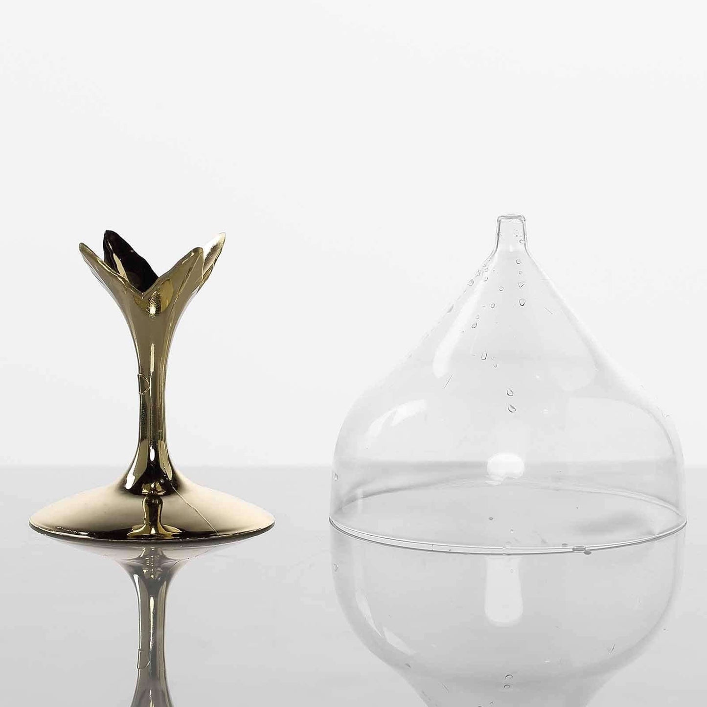 6 - Pack Plastic Champagne Glasses Gold Hard Material - Durable Disposable Goblets for Wine 5oz - NestOCart