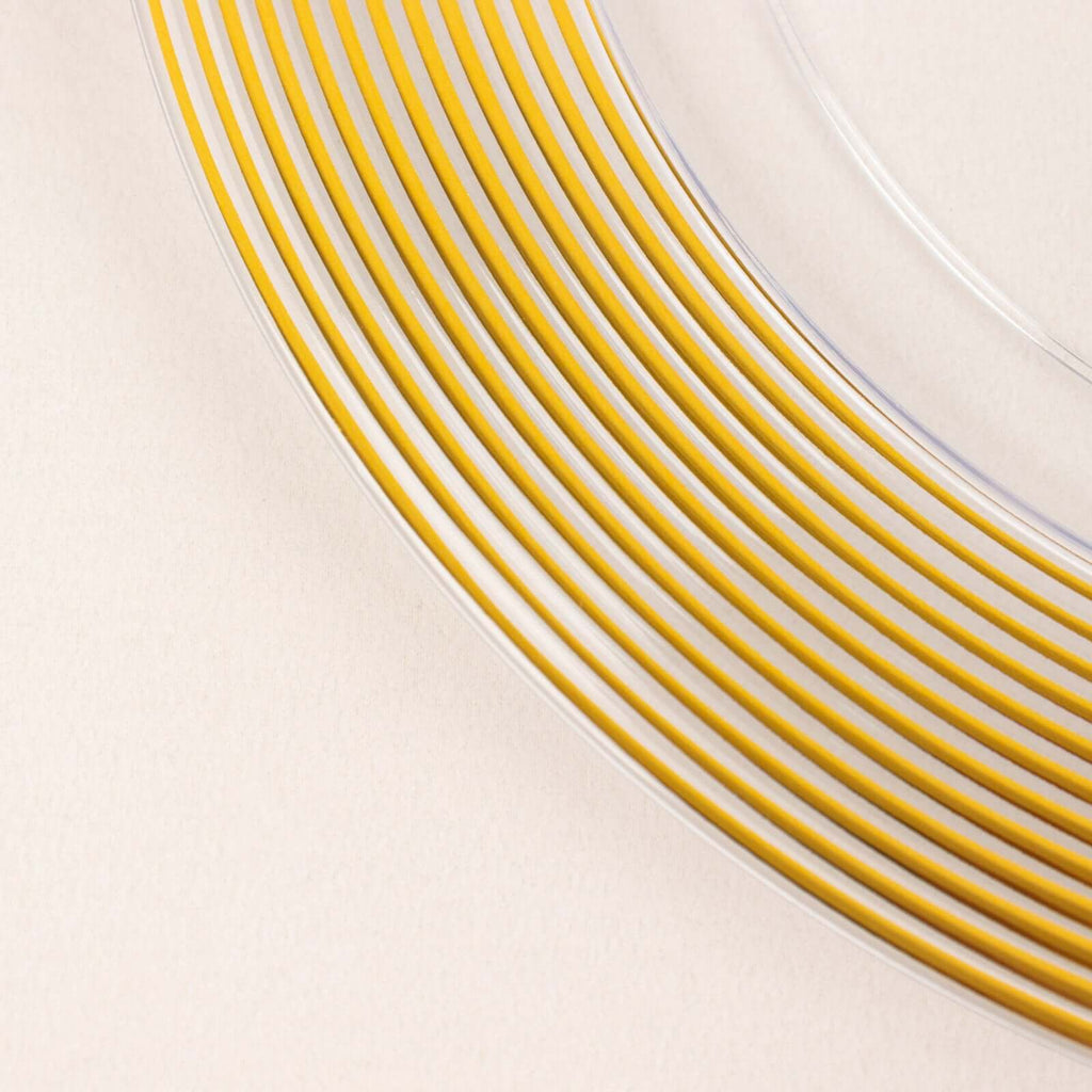 6 - Pack Plastic Round Charger Plates 13" in Clear with Gold Lined Ring Rim, Classy Dinner Serving Plates - Bell Racket Store