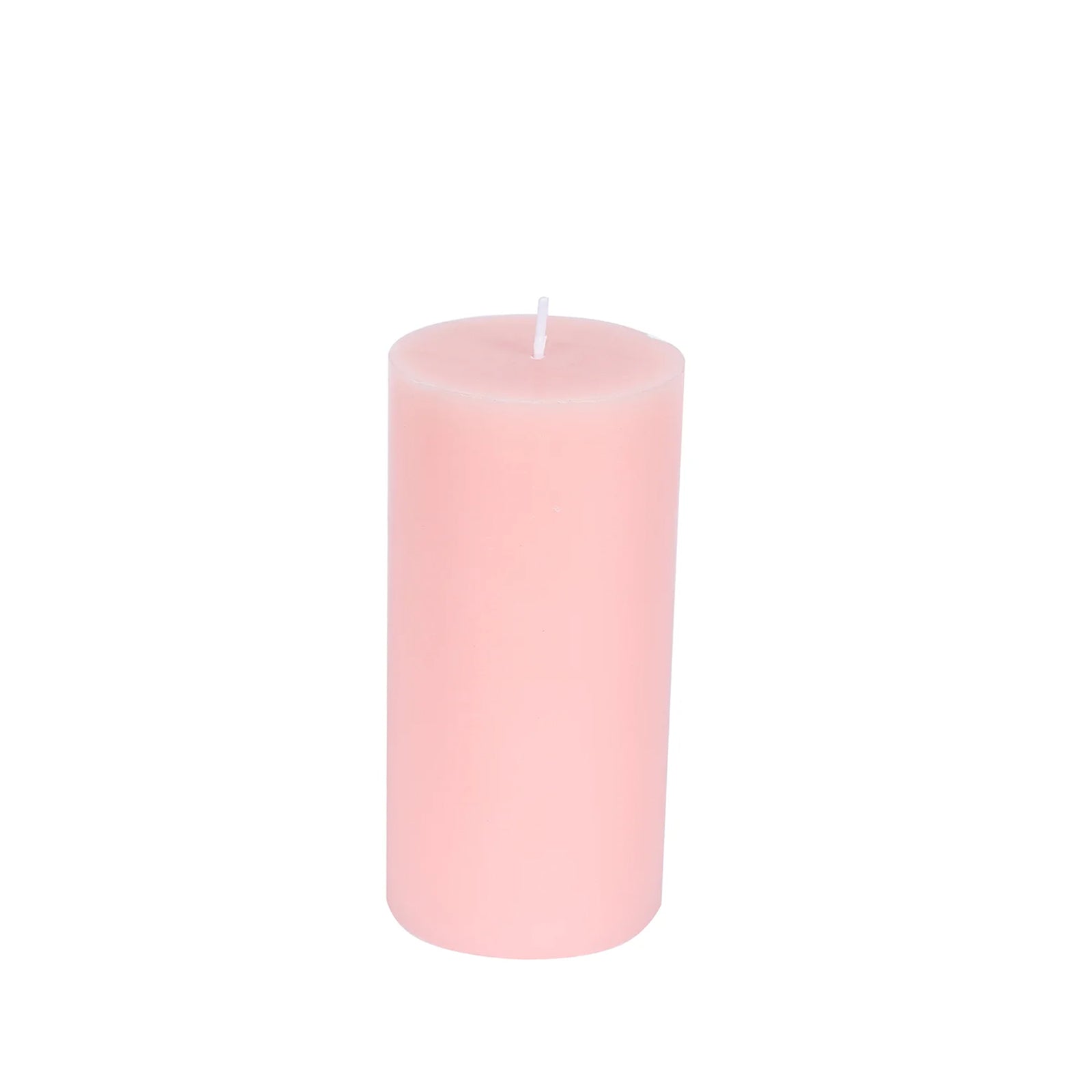 6 - Pack Unscented Dripless Pillar Candles â€“ 3"x6" Blush Paraffin Wax with Smokeless Cotton Wicks, Clean & Long - Lasting 60 - Hour Burn - Bell Racket Store