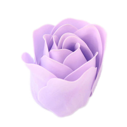 6 Pcs Lavender Lilac Scented Rose Soap Heart Shaped Party Favors With Gift Box And Ribbon - Bell Racket Store