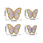 64 Pcs 3D Butterfly Cupcake Toppers with Gold Trim â€“ Elegant Cake Decorations in Pink & Purple for Parties, Anniversaries, and Events â€“ Assorted Sizes - Bell Racket Store