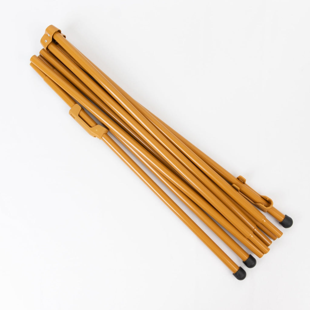 65" Heavy Duty Gold Metal Easel Stand - Portable and Adjustable Tripod for Wedding Signs, Posters, and Art - Bell Racket Store