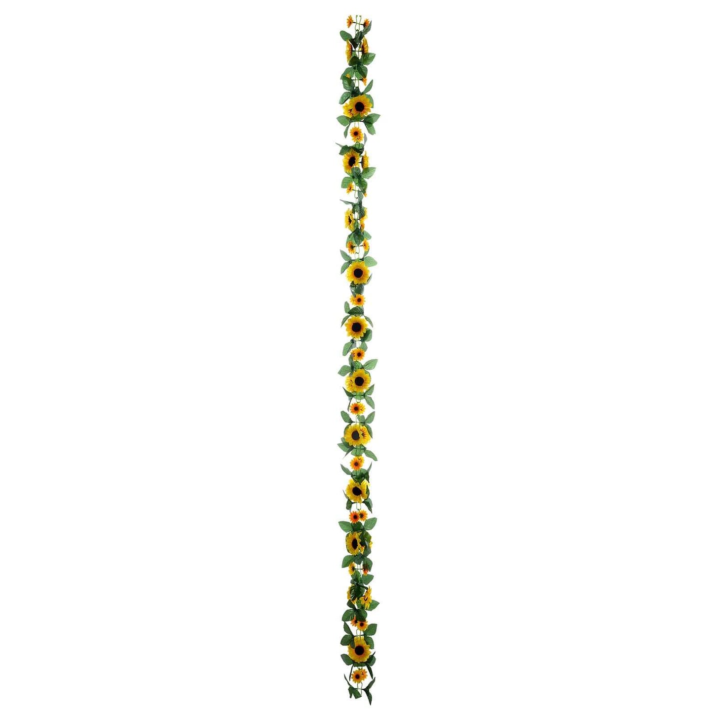6.5ft Artificial Silk Sunflower Table Garland, Flower Vine Chain - NestOCart