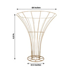 6.5ft Gold Blossom Metal Tree Wedding Floral Display Stand, Floor Standing Flower Frame Pedestal - Bell Racket Store