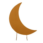 6.5ft Gold Spandex Crescent Moon Chiara Backdrop Stand Cover, Custom Stretch Fitted Wedding Arch Cover - Bell Racket Store