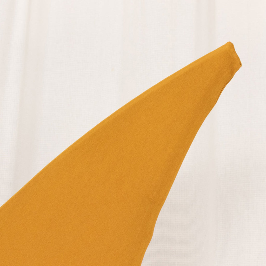 6.5ft Gold Spandex Crescent Moon Chiara Backdrop Stand Cover, Custom Stretch Fitted Wedding Arch Cover - Bell Racket Store