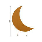 6.5ft Gold Spandex Crescent Moon Chiara Backdrop Stand Cover, Custom Stretch Fitted Wedding Arch Cover - Bell Racket Store