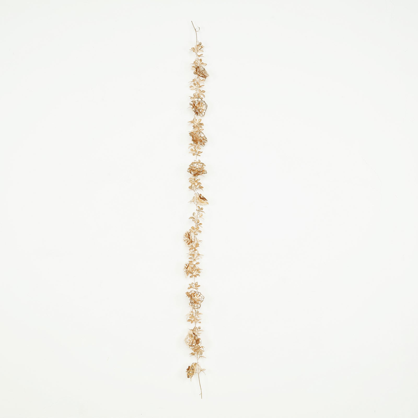 6.5ft Metallic Gold Artificial Flower Garland - Magnolia & Jasmine Hanging Vine for Table, Arch & Backdrop Decor - Bell Racket Store