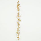 6.5ft Metallic Gold Artificial Ivy Leaves Garland - Hanging Vine for Table, Arch & Backdrop Decor - Bell Racket Store