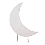 6.5ft White Spandex Crescent Moon Chiara Backdrop Stand Cover, Custom Stretch Fitted Wedding Arch Cover - Bell Racket Store