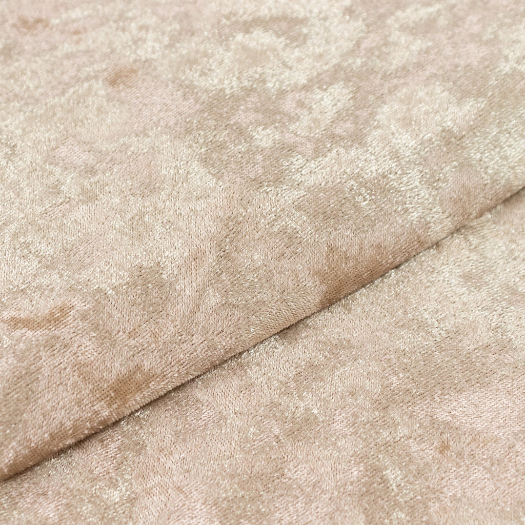 65"x5 Yards Beige Crushed Velvet Fabric Bolt, DIY Craft Fabric Roll - Bell Racket Store