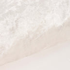 65"x5 Yards Ivory Crushed Velvet Fabric Bolt, DIY Craft Fabric Roll