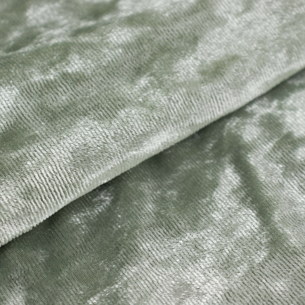 65"x5 Yards Sage Green Crushed Velvet Fabric Bolt, DIY Craft Fabric Roll - Bell Racket Store