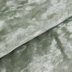 65"x5 Yards Sage Green Crushed Velvet Fabric Bolt, DIY Craft Fabric Roll - Bell Racket Store