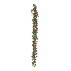 6ft 20 Red Artificial Silk Roses Flower Garland, Hanging Vine - Bell Racket Store
