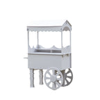 6ft Dessert Cart Display Stand with Wheels for Party Decorated Candy Cart for Birthdays Weddings - Bell Racket Store