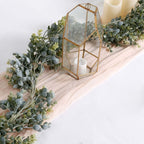 6ft Lifelike Frosted Green Artificial Eucalyptus Leaf Garland Plant, Waterproof Faux Hanging Vine - Bell Racket Store
