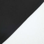 6ft Matte Black Spandex Half Moon Chiara Backdrop Stand Cover, Custom Fitted Wedding Arch Cover - Bell Racket Store