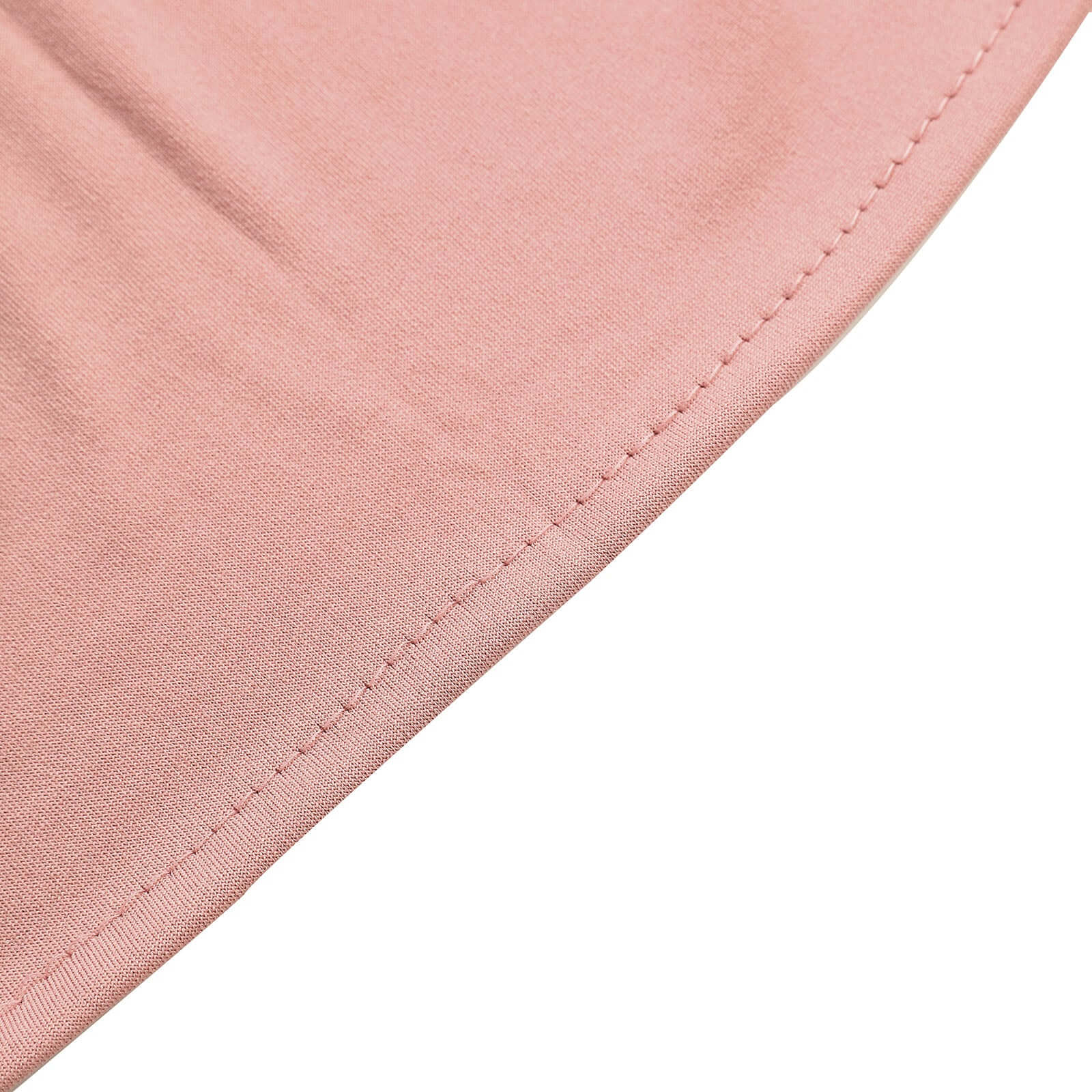 6ft Matte Dusty Rose Spandex Fitted Chiara Backdrop Stand Cover For Round Top Wedding Arch - Bell Racket Store