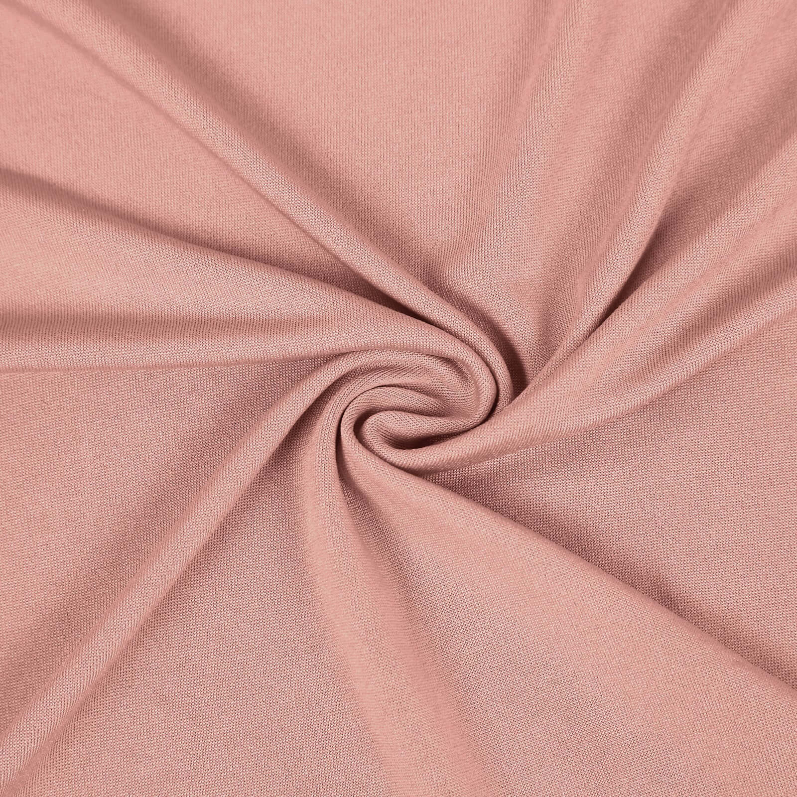 6ft Matte Dusty Rose Spandex Half Moon Chiara Backdrop Stand Cover, Custom Fitted Wedding Arch Cover - Bell Racket Store