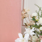 6ft Matte Dusty Rose Spandex Half Moon Chiara Backdrop Stand Cover, Custom Fitted Wedding Arch Cover - Bell Racket Store