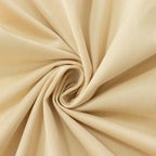 6ft Scuba Rectangular Fitted Tablecloth Beige â€“ Wrinkle - Free, Stain Resistant - Bell Racket Store