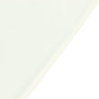 6ft Scuba Rectangular Fitted Tablecloth Ivory â€“ Wrinkle - Free, Stain Resistant - Bell Racket Store