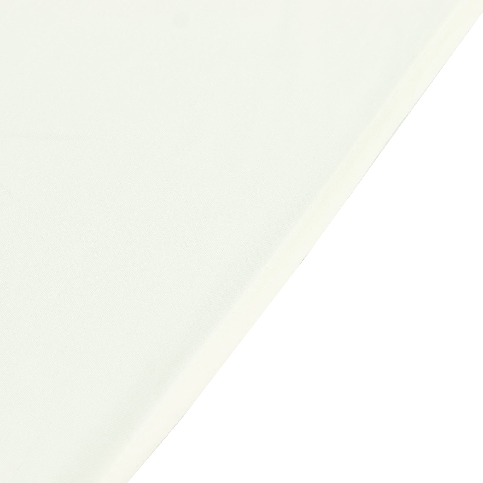 6ft Scuba Rectangular Fitted Tablecloth Ivory â€“ Wrinkle - Free, Stain Resistant - Bell Racket Store