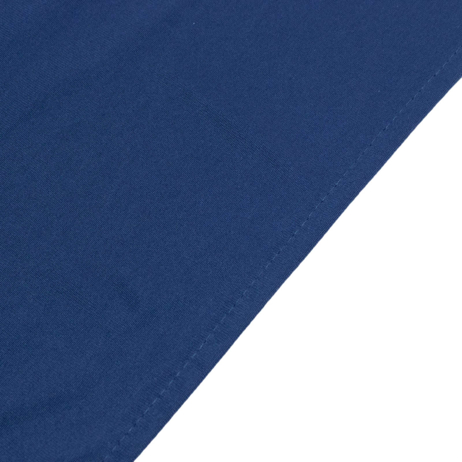 6ft Scuba Rectangular Fitted Tablecloth Navy Blue â€“ Wrinkle - Free, Stain Resistant - Bell Racket Store