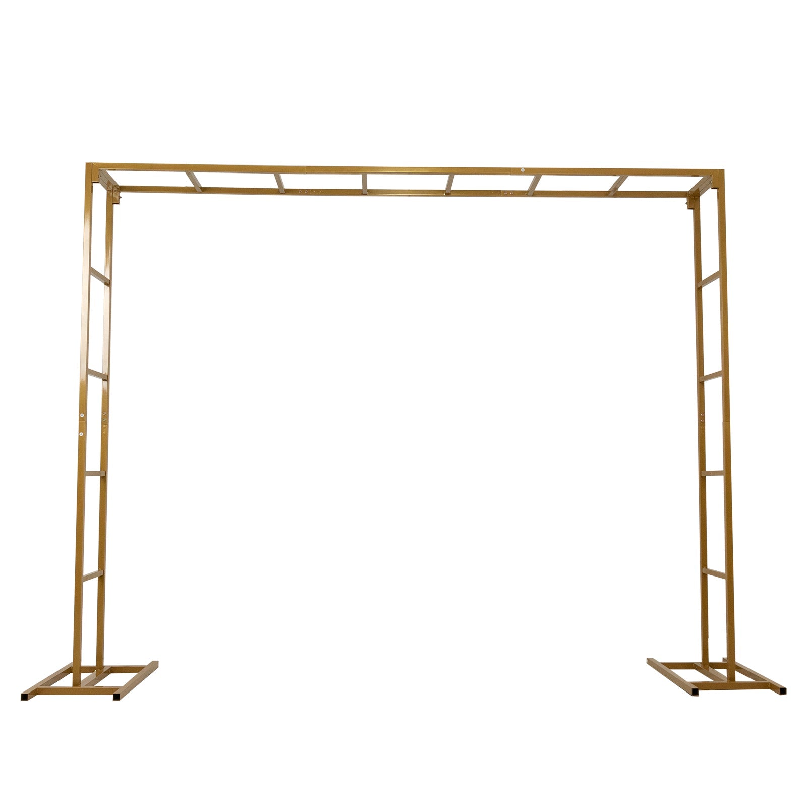 6ftx8ft Gold Rectangular Arbor - Freestanding 6' High Over the Table Stand, Backdrop Stand with Double Frame for Floral Balloon DÃ©cor - Bell Racket Store