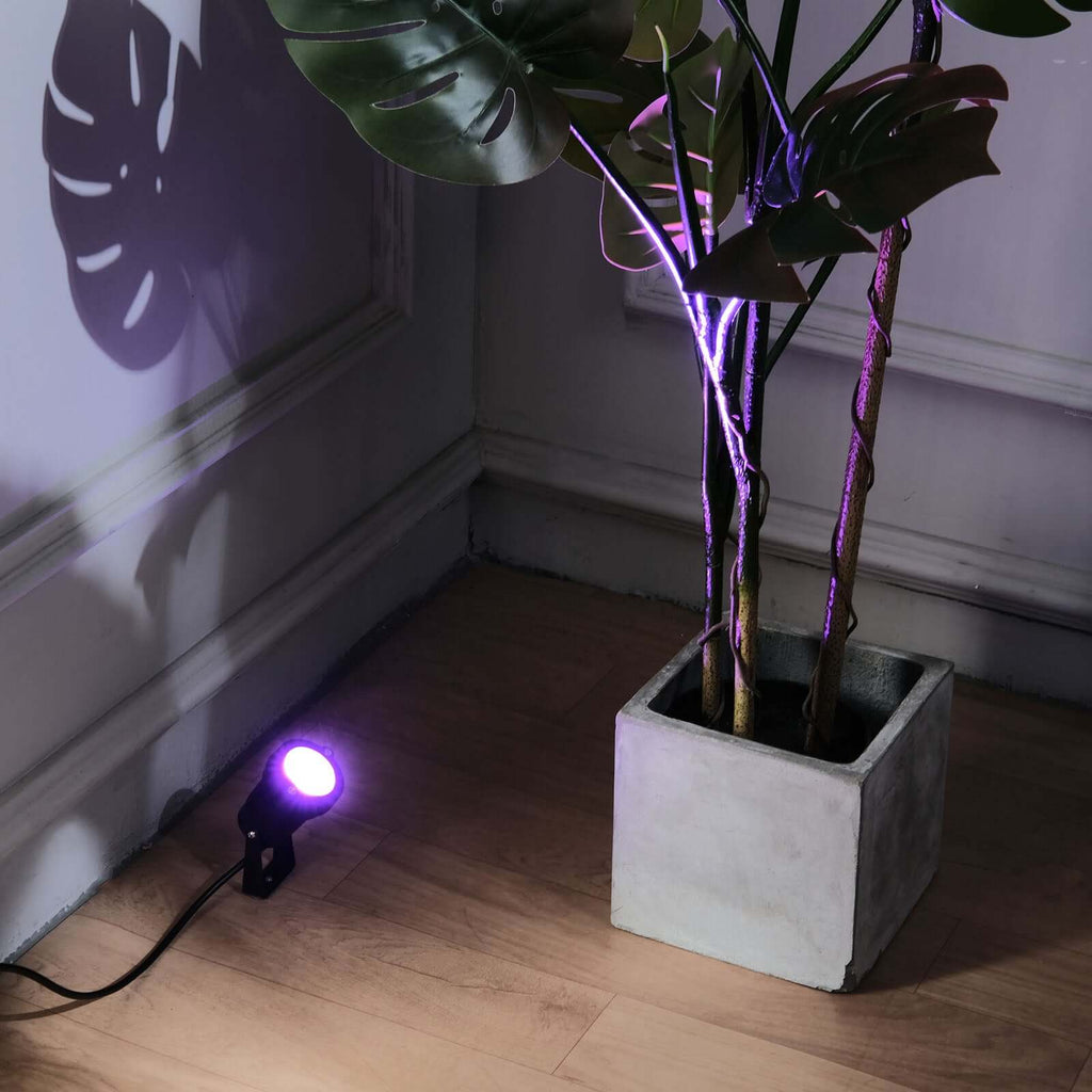 6W Purple LED Backdrop Uplight, Outdoor Waterproof Landscape Spotlight - Bell Racket Store