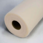 6"x100 Yards Beige Tulle Fabric Bolt, Sheer Fabric Spool Roll For Crafts - Bell Racket Store
