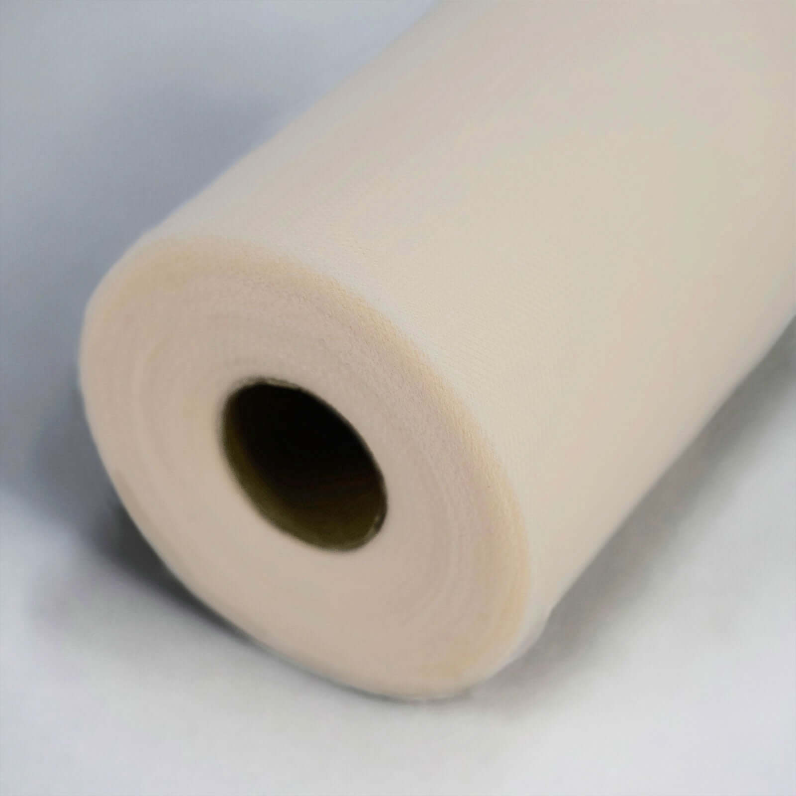 6"x100 Yards Beige Tulle Fabric Bolt, Sheer Fabric Spool Roll For Crafts - Bell Racket Store