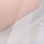 6"x100 Yards Blush Tulle Fabric Bolt, Sheer Fabric Spool Roll For Crafts - Bell Racket Store