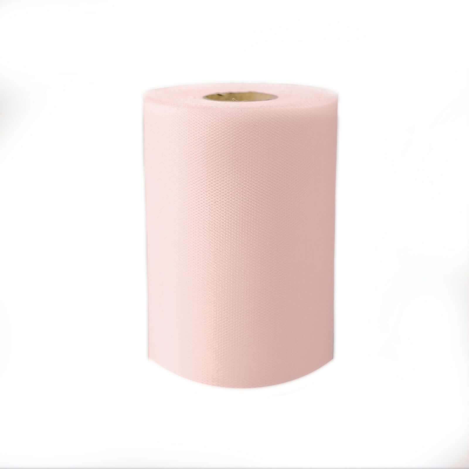 6"x100 Yards Blush Tulle Fabric Bolt, Sheer Fabric Spool Roll For Crafts - Bell Racket Store