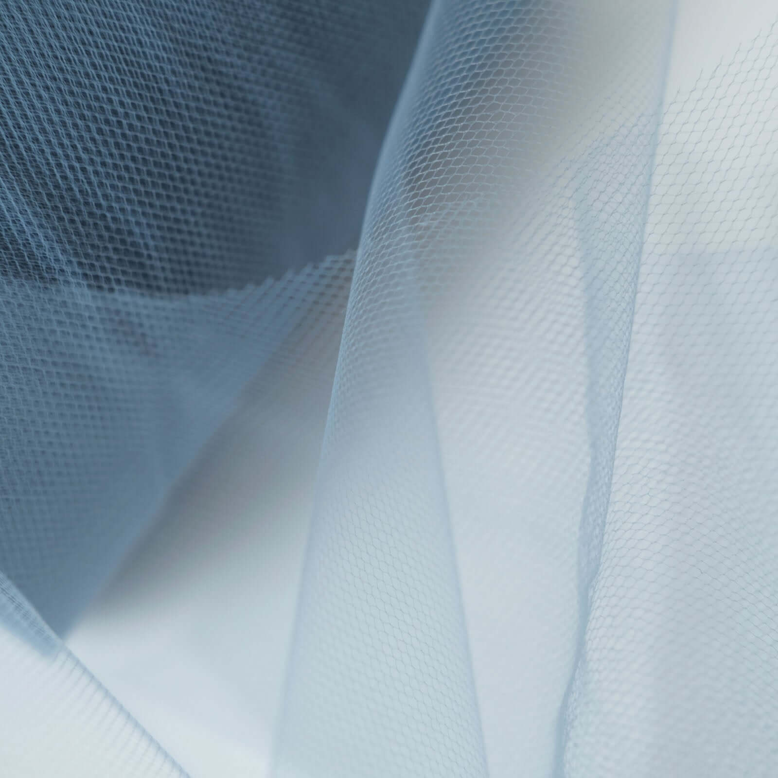 6"x100 Yards Dusty Blue Tulle Fabric Bolt, Sheer Fabric Spool Roll For Crafts - Bell Racket Store