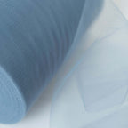 6"x100 Yards Dusty Blue Tulle Fabric Bolt, Sheer Fabric Spool Roll For Crafts - Bell Racket Store