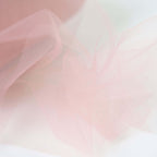 6"x100 Yards Dusty Rose Tulle Fabric Bolt, Sheer Fabric Spool Roll For Crafts - Bell Racket Store