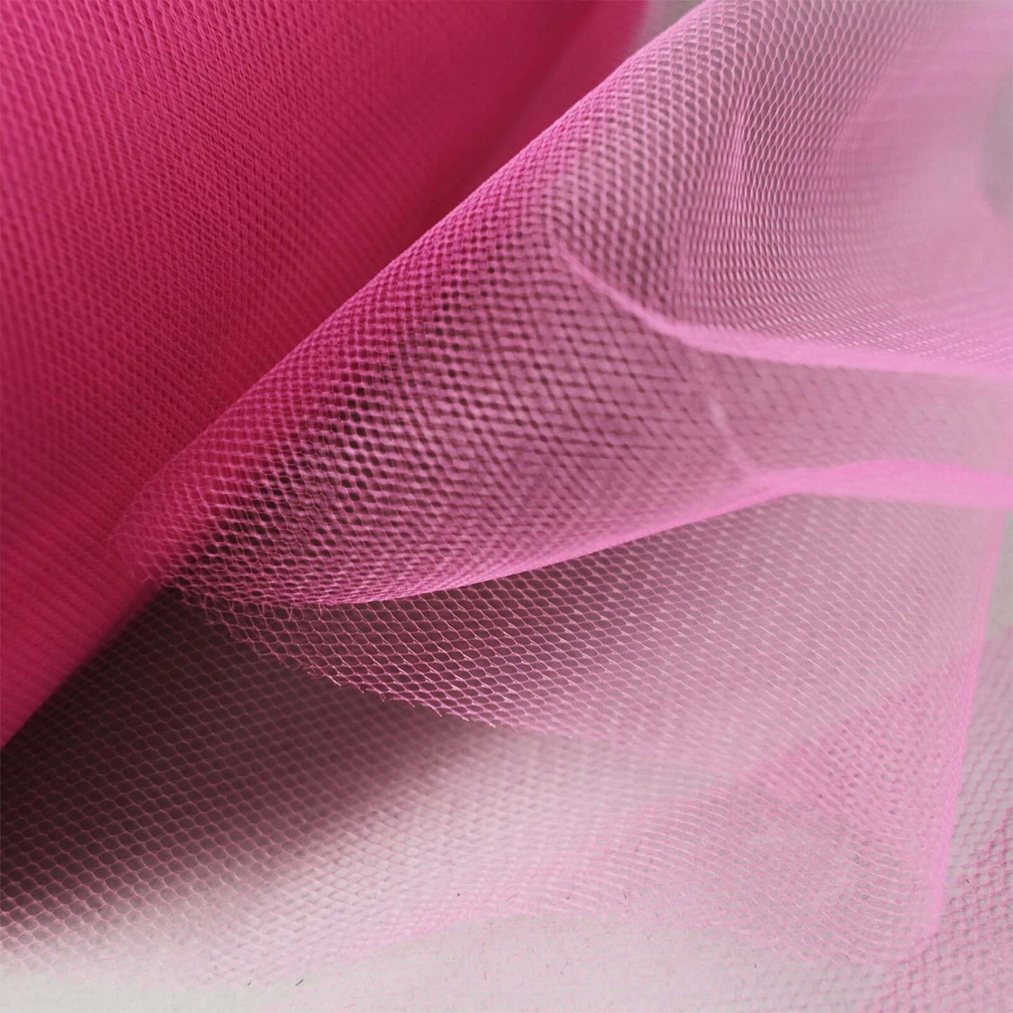 6"x100 Yards Fuchsia Tulle Fabric Bolt, Sheer Fabric Spool Roll For Crafts - NestOCart