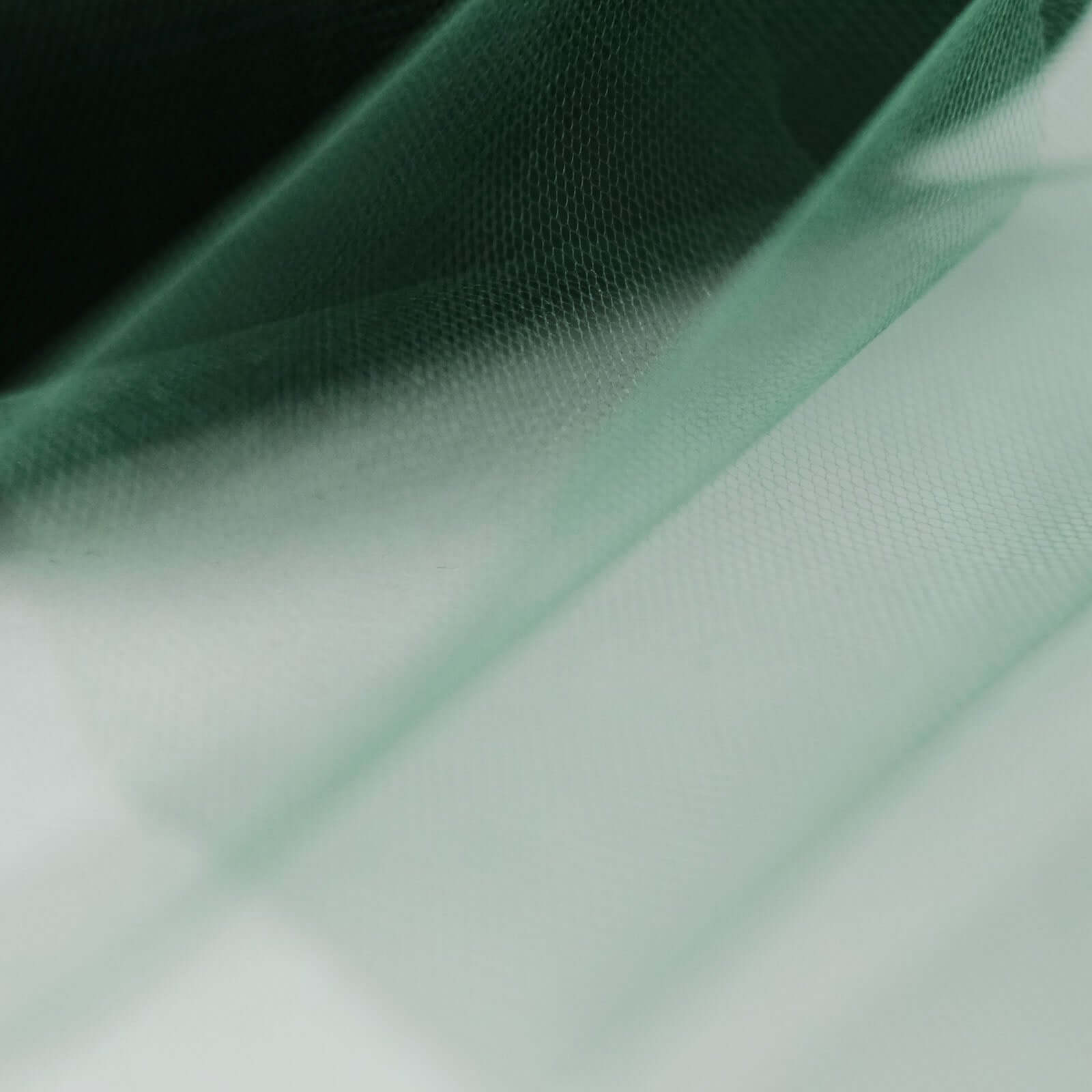 6"x100 Yards Hunter Emerald Green Tulle Fabric Bolt, Sheer Fabric Spool Roll For Crafts - NestOCart