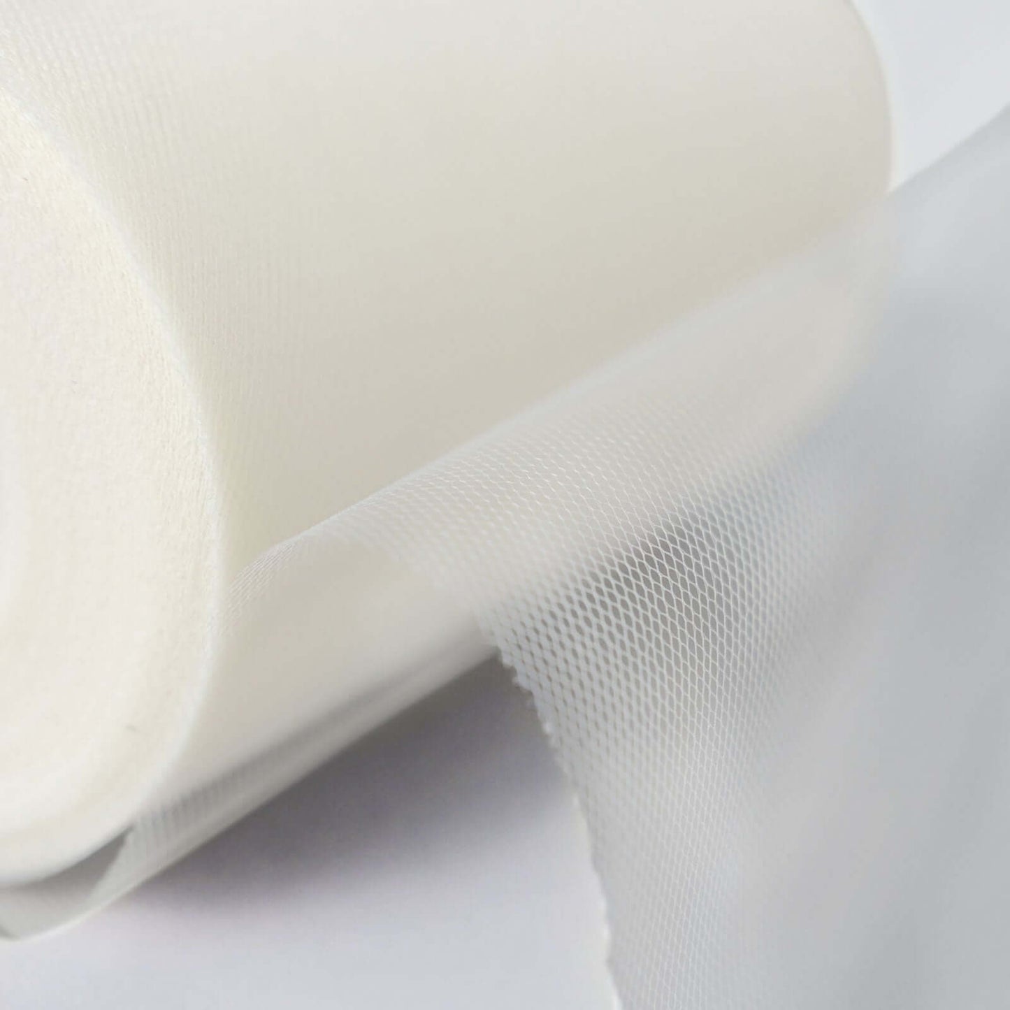 6"x100 Yards Ivory Tulle Fabric Bolt, Sheer Fabric Spool Roll For Crafts - NestOCart