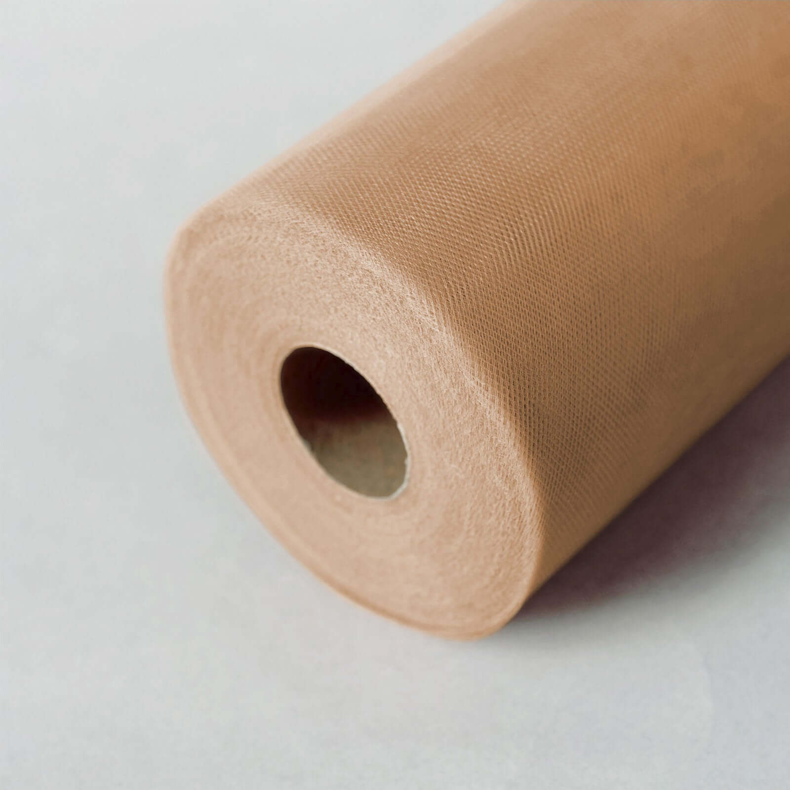 6"x100 Yards Natural Tulle Fabric Bolt, Sheer Fabric Spool Roll For Crafts - Bell Racket Store
