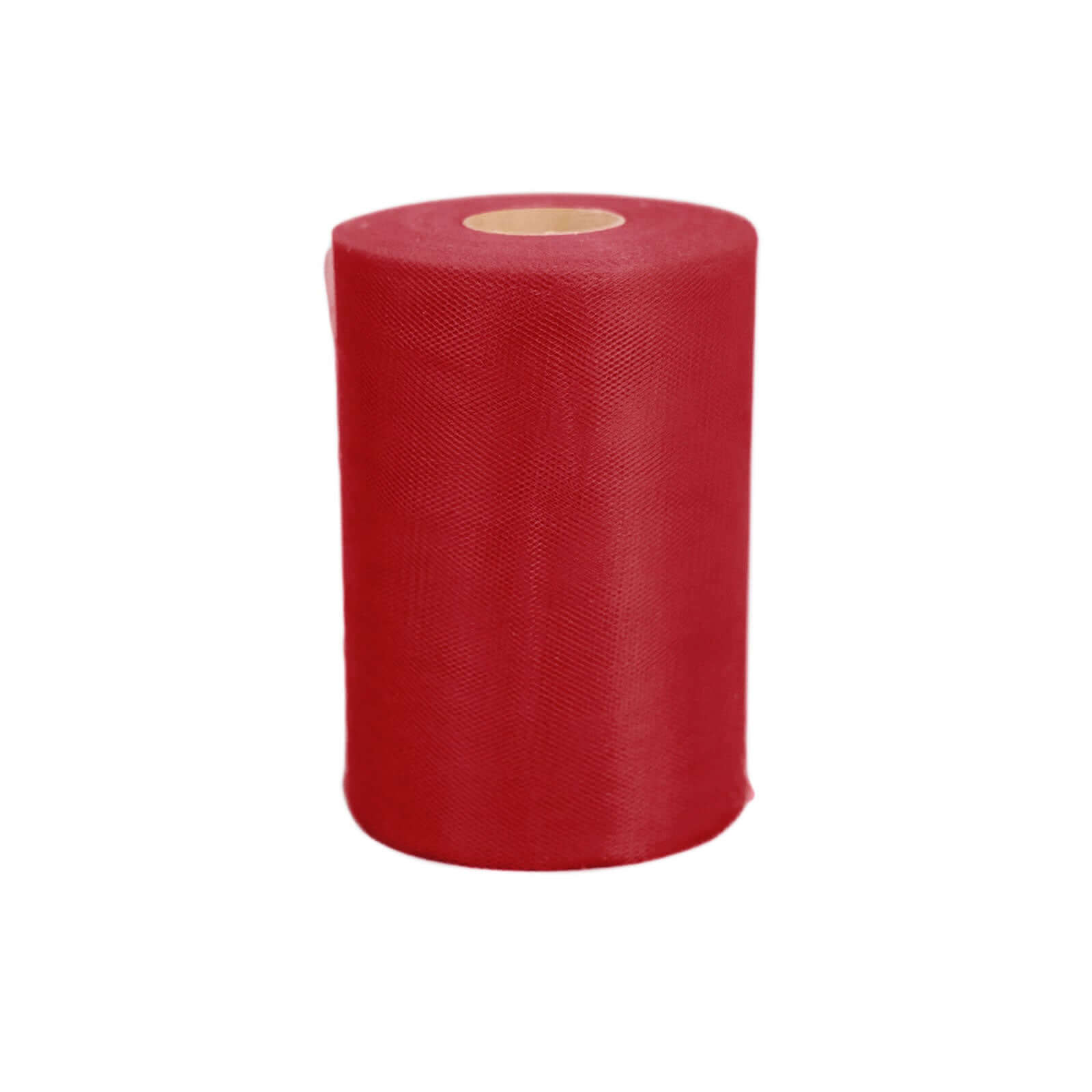 6"x100 Yards Red Tulle Fabric Bolt, Sheer Fabric Spool Roll For Crafts - NestOCart
