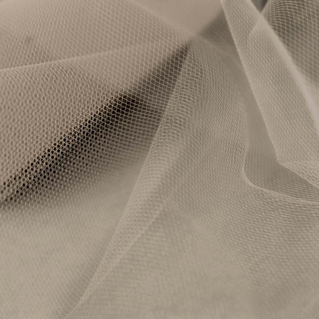 6"x100 Yards Taupe Tulle Fabric Bolt, Sheer Fabric Spool Roll For Crafts - Bell Racket Store